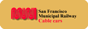 San Francisco Municipal Railway Cable cars in historic liveries